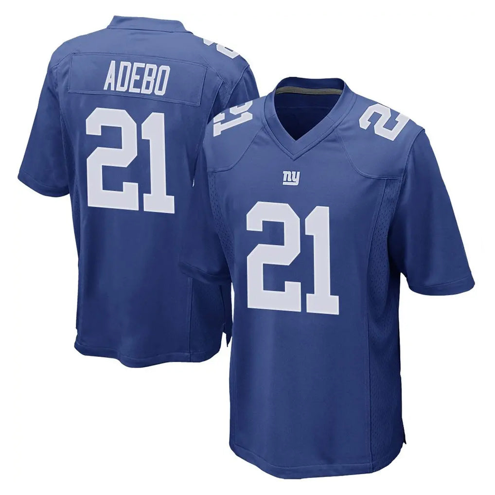 Kooe NY.Giants #21 Paulson Adebo Player Royal Home Game Stitched Jerseys