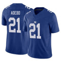 Kooe NY.Giants #21 Paulson Adebo Player Royal Limited Vapor F.U.S.E. Home Game Stitched Jerseys