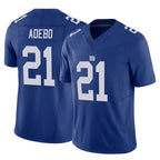 Kooe NY.Giants #21 Paulson Adebo Player Royal Limited Vapor F.U.S.E. Home Game Stitched Jerseys