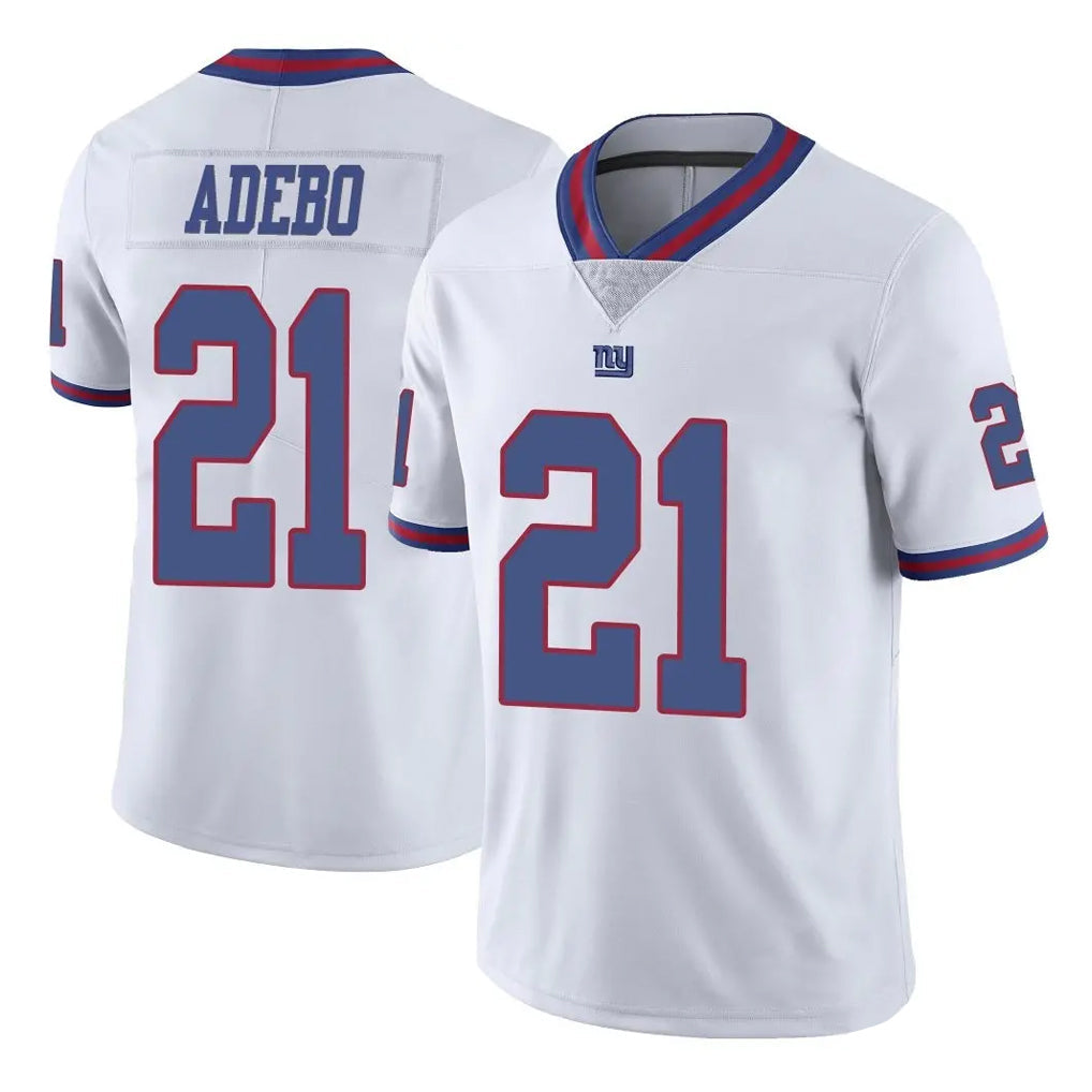 Kooe NY.Giants #21 Paulson Adebo Player White Color Rush Home Game Stitched Jerseys
