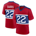 Kooe NY.Giants #22 Najee Harris Player Red Century Home Game Stitched Jerseys