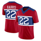 Kooe NY.Giants #22 Najee Harris Player Red Century Vapor F.U.S.E. Home Game Stitched Jerseys