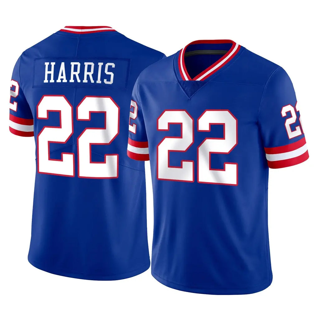 Kooe NY.Giants #22 Najee Harris Player Royal Classic Vapor Home Game Stitched Jerseys
