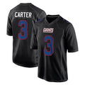 Kooe NY.Giants #3 Abdul Carter Player Carbon Fashion Limited Home Game Stitched Jerseys