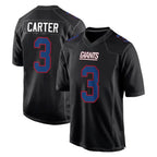 Kooe NY.Giants #3 Abdul Carter Player Carbon Fashion Limited Home Game Stitched Jerseys