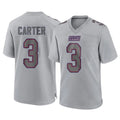 Kooe NY.Giants #3 Abdul Carter Player Gray Atmosphere Fashion Limited Game Stitched Jerseys
