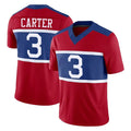 Kooe NY.Giants #3 Abdul Carter Player Red Century Vapor F.U.S.E. Home Game Stitched Jerseys