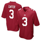 Kooe NY.Giants #3 Abdul Carter Player Red Home Game Stitched Jerseys