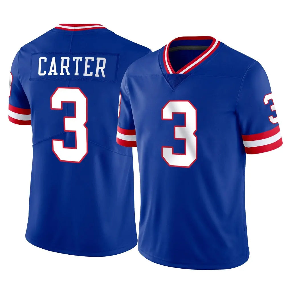 Kooe NY.Giants #3 Abdul Carter Player Royal Classic Vapor Home Game Stitched Jerseys