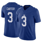 Kooe NY.Giants #3 Abdul Carter Player Royal Limited Vapor F.U.S.E. Home Game Stitched Jerseys