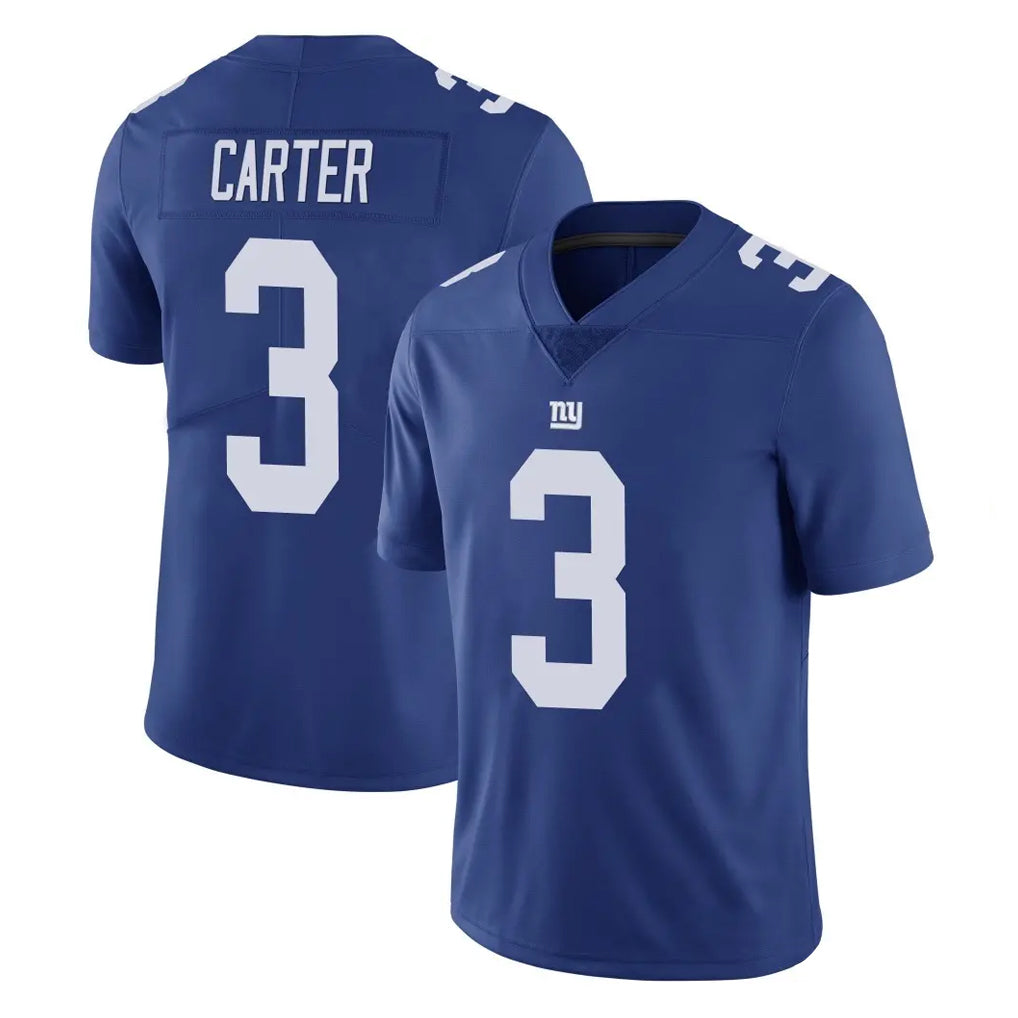 Kooe NY.Giants #3 Abdul Carter Player Royal Limited Vapor Untouchable Home Game Stitched Jerseys