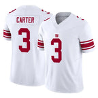 Kooe NY.Giants #3 Abdul Carter Player White Limited Vapor F.U.S.E. Home Game Stitched Jerseys