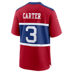 Kooe NY.Giants #3 Abdul Carter Red Alternate Game Stitched Jerseys