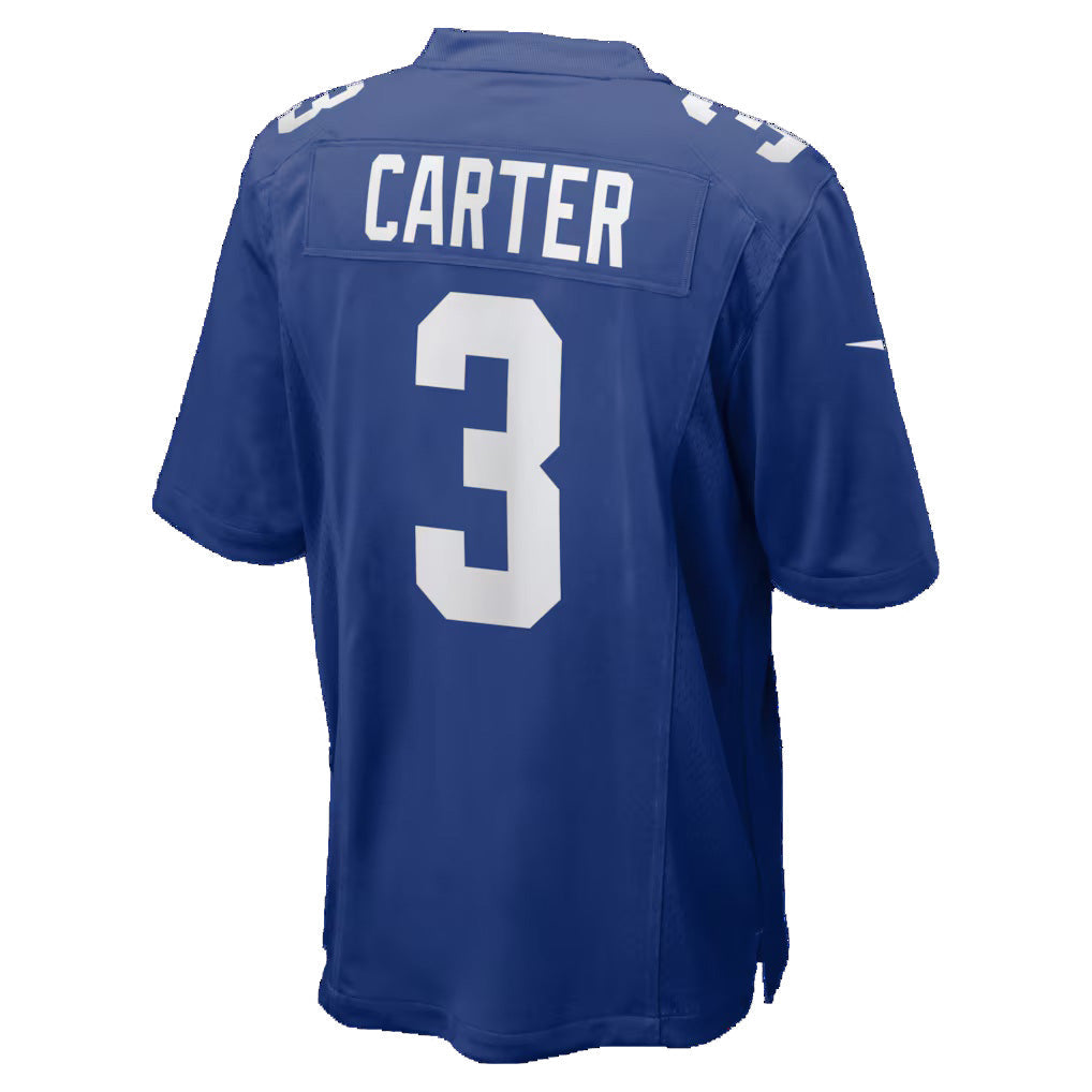 Kooe NY.Giants #3 Abdul Carter Royal Team Game Stitched Jerseys