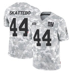 Kooe NY.Giants #44 Cam Skattebo Player Arctic Camo Salute To Service Limited Game Stitched Jerseys