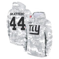 Kooe NY.Giants #44 Cam Skattebo Player Arctic Camo Salute to Service Pullover Hoodies Limited Game Stitched Jerseys