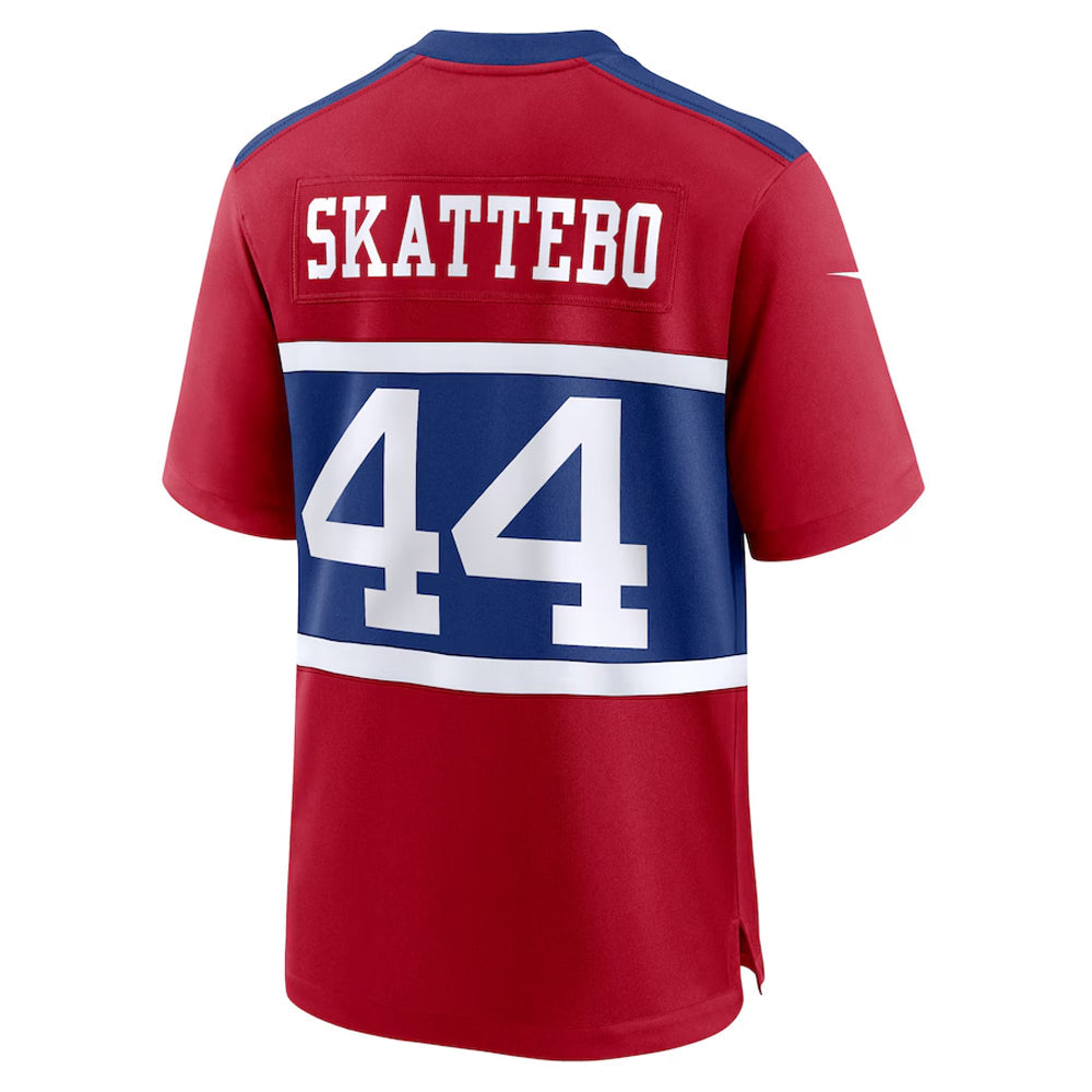 Kooe NY.Giants #44 Cam Skattebo Player Century Red Home Game Stitched Jerseys