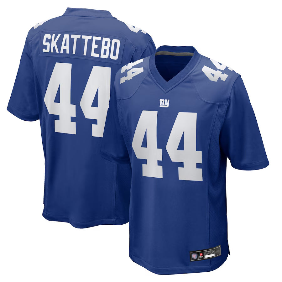 Kooe NY.Giants #44 Cam Skattebo Player Royal Team Game Football Jerseys