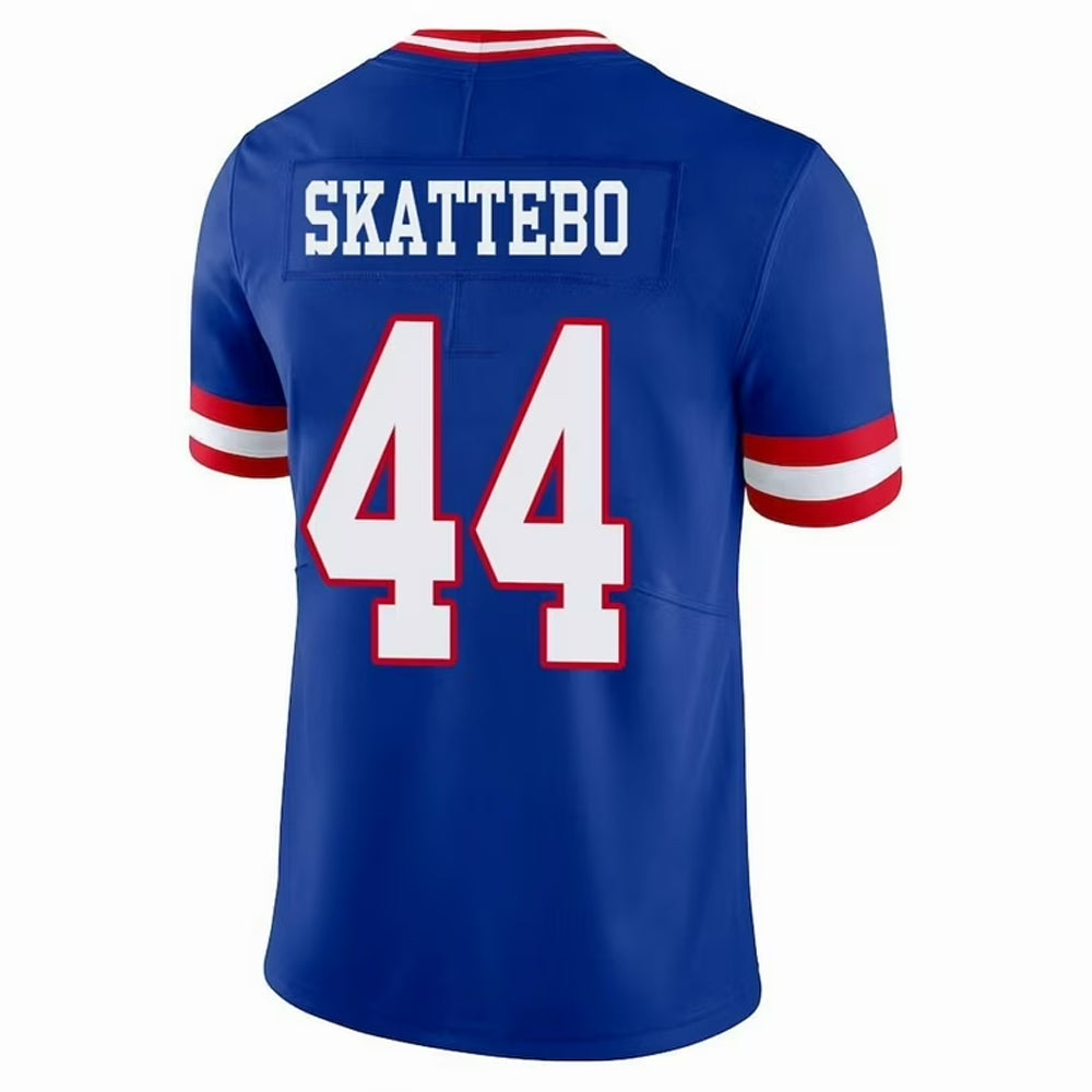Kooe NY.Giants #44 Cam Skattebo Player Royal Throwback Vapor Limited Football Jerseys