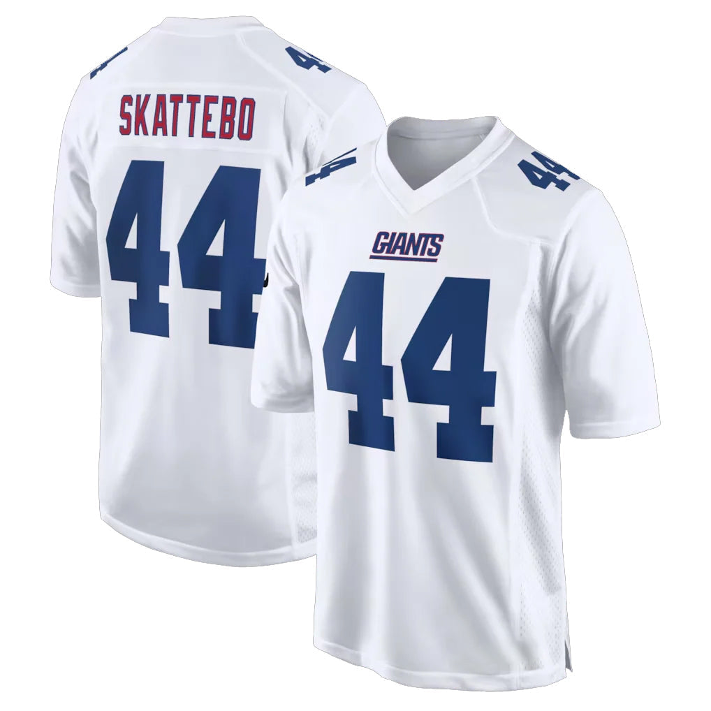 Kooe NY.Giants #44 Cam Skattebo Player White Fashion Limited Home Game Stitched Jerseys
