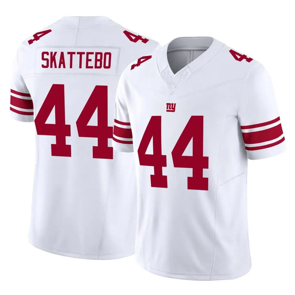 Kooe NY.Giants #44 Cam Skattebo Player White Limited Vapor F.U.S.E. Home Game Stitched Jerseys
