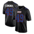 Kooe NY.Giants #49 Tremaine Edmunds Player Carbon Fashion Limited Home Game Stitched Jerseys
