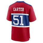 Kooe NY.Giants #51 Abdul Carter Player Red Home Game Stitched Jerseys