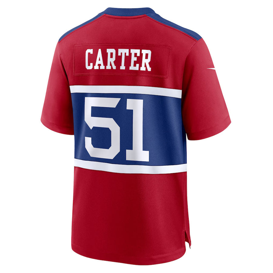 Kooe NY.Giants #51 Abdul Carter Player Red Home Game Stitched Jerseys