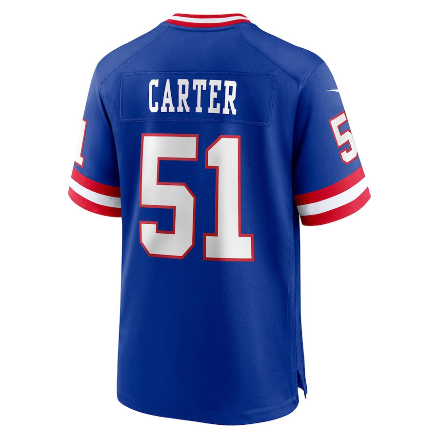 Kooe NY.Giants #51 Abdul Carter Player Royal Home Game Stitched Jerseys