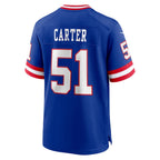 Kooe NY.Giants #51 Abdul Carter Player Royal Home Game Stitched Jerseys