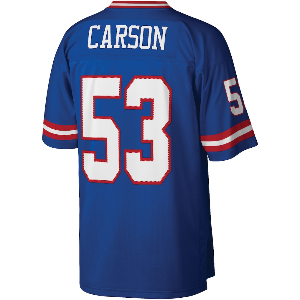 Kooe NY.Giants #53 Harry Carson Mitchell & Ness Royal Legacy Replica Jersey
