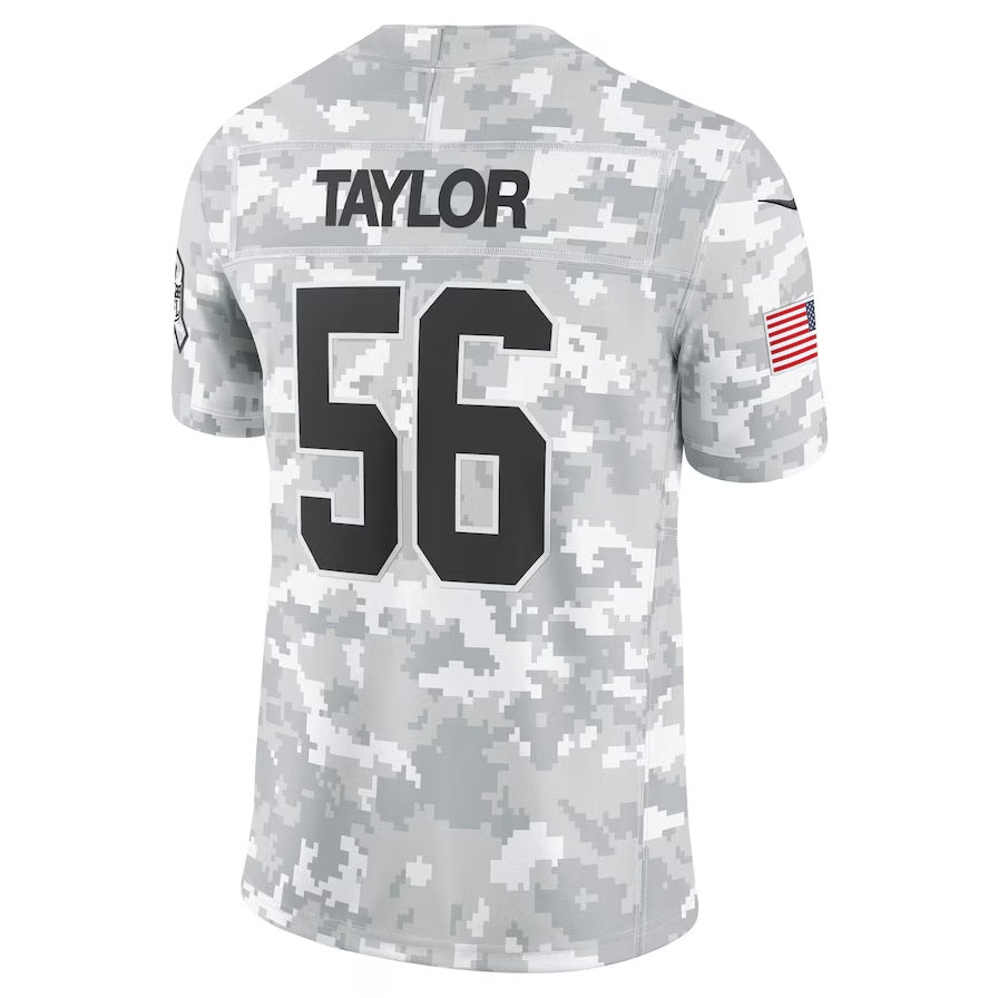 Kooe NY.Giants #56 Lawrence Taylor Arctic Camo 2024 Salute to Service Retired Player Limited Stitched Jerseys