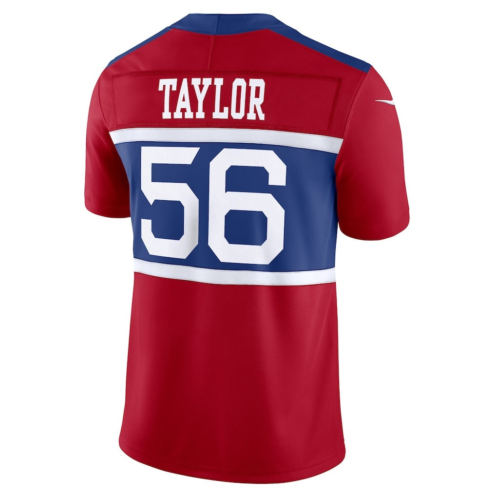 Kooe NY.Giants #56 Lawrence Taylor Century Red Alternate Vapor F.U.S.E. Retired Player Limited Stitched Jerseys