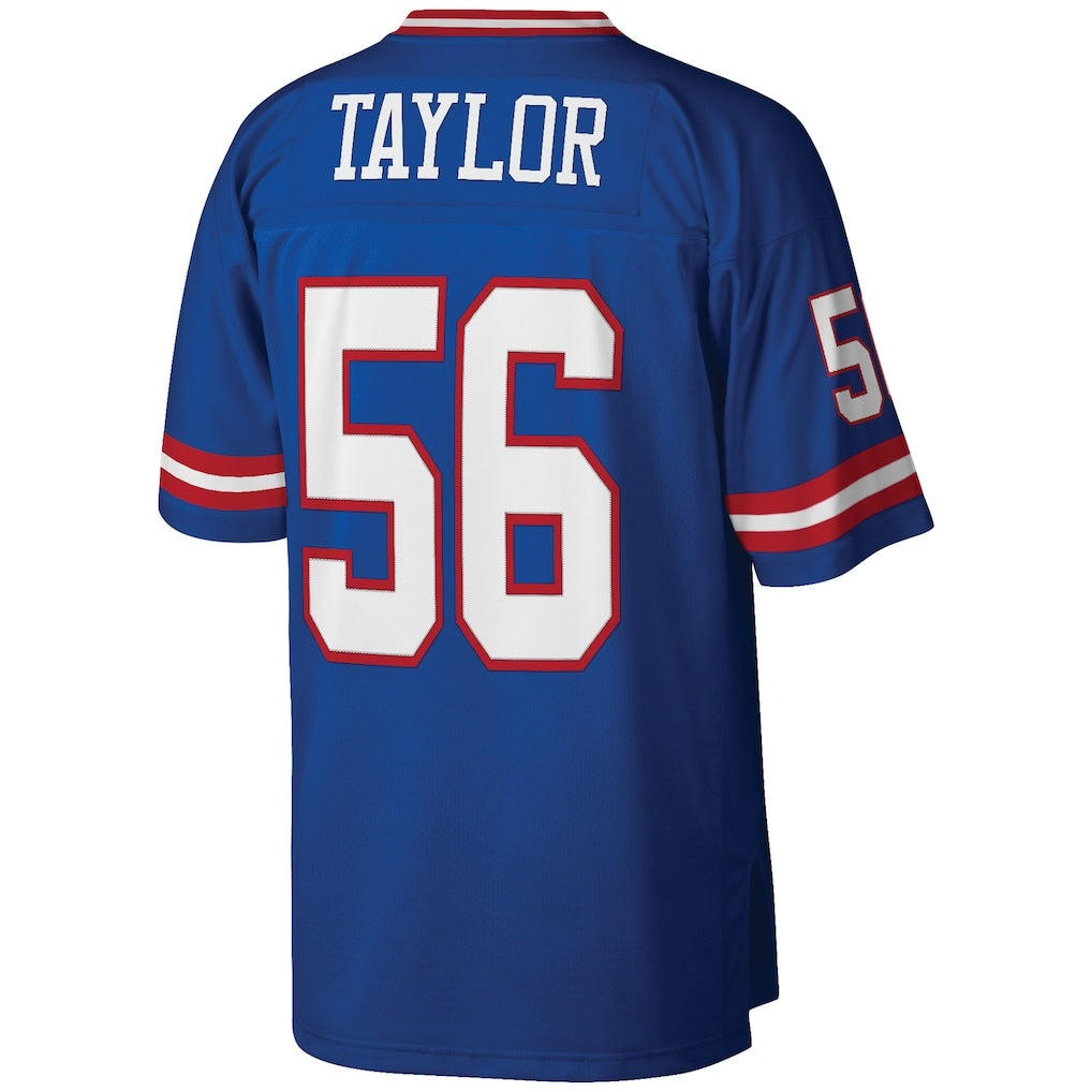 Kooe NY.Giants #56 Lawrence Taylor Mitchell & Ness Royal Big & Tall Retired Player Replica Stitched Jerseys