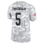 Kooe NY.Giants #5 Kayvon Thibodeaux Arctic Camo 2024 Salute to Service Stitched Jerseys