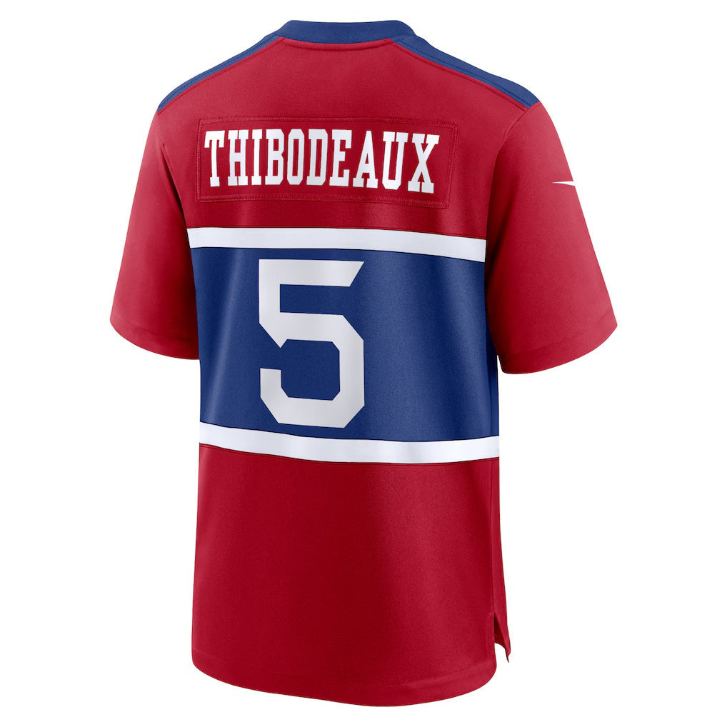 Kooe NY.Giants #5 Kayvon Thibodeaux Century Red Alternate Player Game Stitched Jerseys