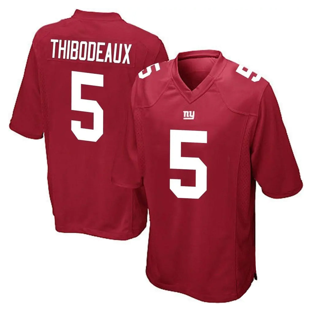 Kooe NY.Giants #5 Kayvon Thibodeaux Player Red Home Game Stitched Jerseys