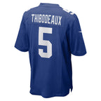 Kooe NY.Giants #5 Kayvon Thibodeaux Royal Player Game Stitched Jerseys