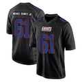Kooe NY.Giants #61 John Michael Schmitz Jr. Player Carbon Fashion Limited Home Game Stitched Jerseys