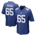 Kooe NY.Giants #65 Francis Mauigoa Player Royal Home Game Stitched Jerseys