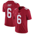 Kooe NY.Giants #6 Jaxson Dart Player Red Alternate Vapor Limited Stitched Jerseys