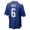 Kooe NY.Giants #6 Jaxson Dart Player Royal Home Game Stitched Jerseys