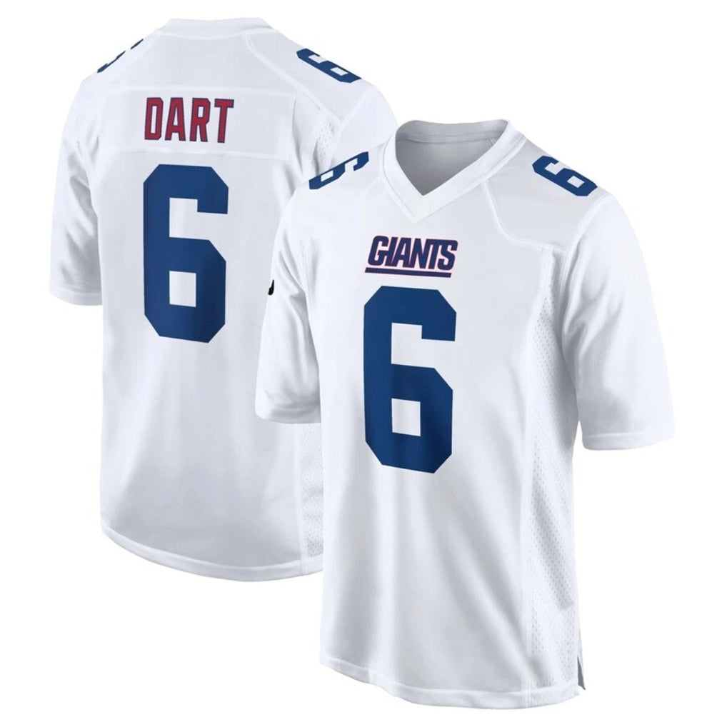 Kooe NY.Giants #6 Jaxson Dart Player White Fashion Limited Home Game Stitched Jerseys