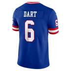 Kooe NY.Giants #6 Jaxson Dart Royal Legacy Vapor Untouchable Stitched Limited Jerseys