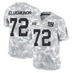 Kooe NY.Giants #72 Jermaine Eluemunor Player Arctic Camo Salute To Service Limited Game Stitched Jerseys