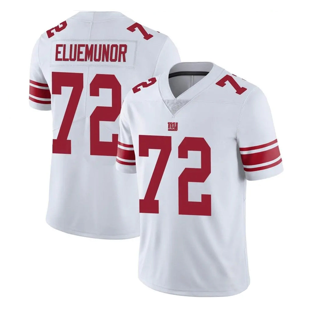 Kooe NY.Giants #72 Jermaine Eluemunor Player White Limited Vapor Untouchable Home Game Stitched Jerseys