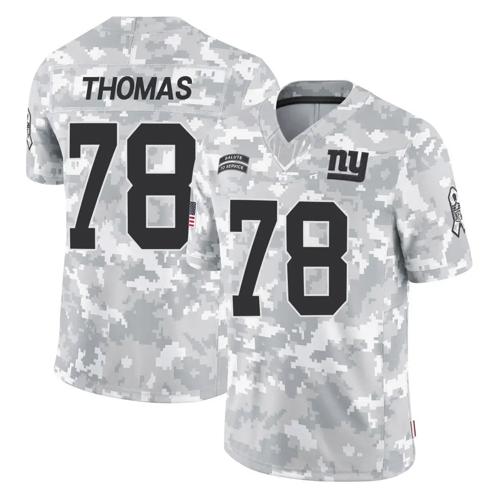 Kooe NY.Giants #78 Andrew Thomas Player Arctic Camo Salute To Service Limited Game Stitched Jerseys