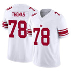 Kooe NY.Giants #78 Andrew Thomas Player White Limited Vapor F.U.S.E. Home Game Stitched Jerseys