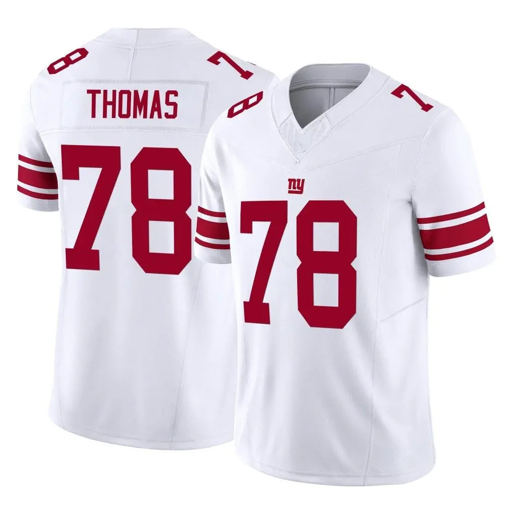 Kooe NY.Giants #78 Andrew Thomas Player White Limited Vapor F.U.S.E. Home Game Stitched Jerseys