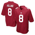 Kooe NY.Giants #8 Jevon Holland Player Red Home Game Stitched Jerseys